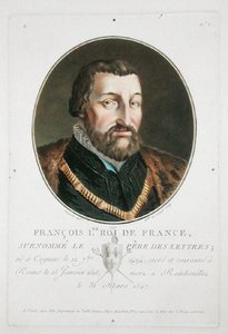 Francois I (1494-1547) koning van Frankrijk