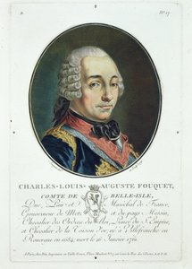 Charles-Louis-Auguste Fouquet (1684-1761) uit 