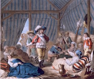 De graaf van Harcourt (1601-66) toont zijn menselijkheid tijdens het beleg van Turijn (1640), 1787 door Antoine Louis Francois Sergent Marceau