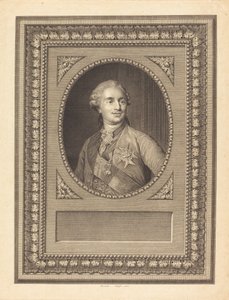 Lodewijk XVI, koning van Frankrijk door Antoine Louis Romanet after Joseph Siffred Duplessis