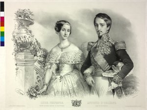 Infanta van Spanje met haar echtgenoot Antoine d