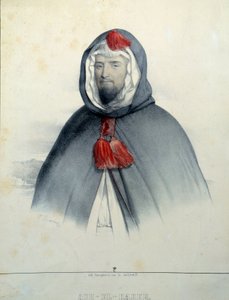 Portret van Abd El Kader