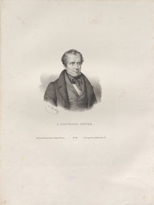 Portret van de schrijver James Fenimore Cooper 1789-1851, ca. 1840 door Antoine Maurin