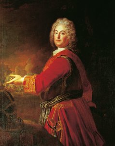 Portret van Christian Ludwig van Brandenburg-Schwedt door Antoine Pesne