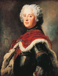 Portret van Frederik II van Brandenburg, bekend als de Grote (Berlijn) door Antoine Pesne