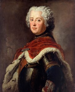 Portret van Frederik II van Pruisen door Antoine Pesne