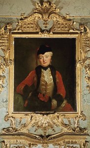 Portret van Wilhelmine Dorothee von der Marwitz 1718-1787, ca. 1739 door Antoine Pesne