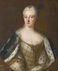 Portret van Henriette Maria van Brandenburg-Schwedt