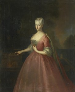 Portret van prinses Friederike Luise van Pruisen 1714-1784, markgravin van Brandenburg-Ansbach