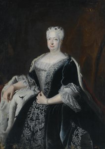 Sophia Dorothea van Hannover, koningin-gemalin in Pruisen door Antoine Pesne School