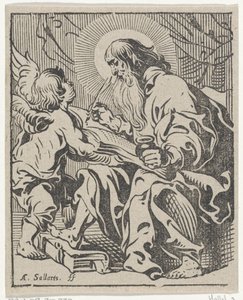 Matteüs de evangelist (De vier evangelisten) door Antoine Sallaert
