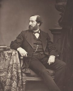 Émile Augier [Franse dramaturg], 1876-84 door Antoine Samuel Adam Salomon