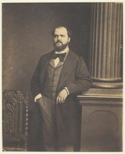 Zonder Titel (Man Staand, en Face) door Antoine Samuel Adam Salomon