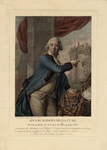 Portret van Henri Masers de Latude 1725-1805, 1790