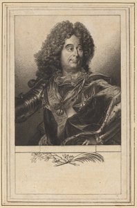 Louis Hector, hertog van Villars door Antoine de Marcenay