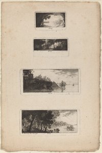 Landschap met Grotopening