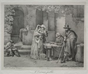 De Openbare Schrijver door Antoinette Cecile Hortense Lescot Haudebourt