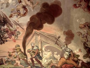 De Triomf van Vrede over Oorlog (detail)