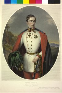 Keizer van Oostenrijk Franz Joseph I door Anton Einsle