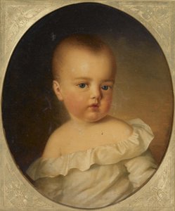 Portret van Maria Theresa van Oostenrijk-Este als kind door Anton Einsle