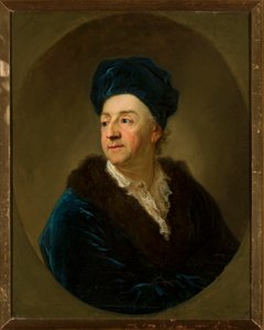 Portret van Johann Nepomuk Schaffgotsch (1713-1775) in kamerjas door Anton Graff