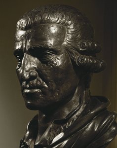 Joseph Haydn. Gegoten hoofdbuste ... door Anton Grassi
