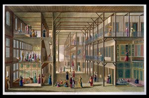 Interieur van de Harem van de Grote Heer van Constantinopel, gegraveerd door Francois Denis Nee (1732-1817) 1811