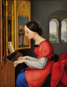 Sint Cecilia, 1823 door Anton Josef Dräger