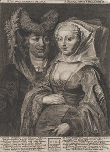 Sint Pepijn I en zijn dochter, Sint Begga, 1732