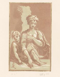 Maria met het Christuskind door Anton Maria I Zanetti