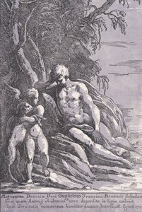 Sint Jan in de Woestijn, 1725 door Anton Maria Zanetti