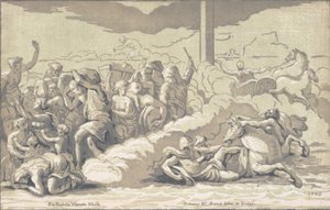 De Israëlieten steken de Rode Zee over, ca. 1740