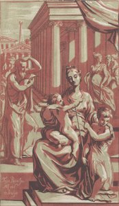 De Maagd en het Kind met Sint-Jan de Doper, ca. 1722 door Anton Maria Zanetti