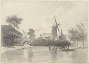 Gezicht te Haarlem door Anton Mauve