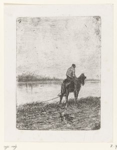 Jaagpad door Anton Mauve