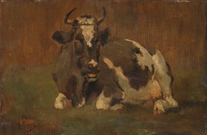 Liggende koe door Anton Mauve