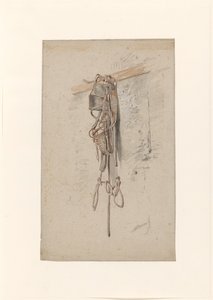 Paardentuig door Anton Mauve