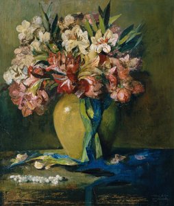 Bloemenboeket door Anton Müller Wischin