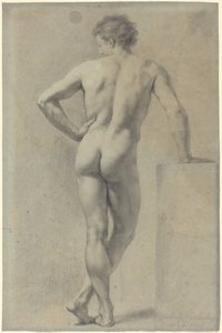 Studie van mannelijk naakt door Anton Raphael Mengs