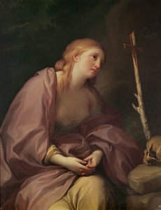 Boetvaardige Magdalena, ca. 1765 door Anton Raphael Mengs