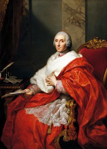 Portret van kardinaal Alberico Archinto, door Anton Raphael Mengs