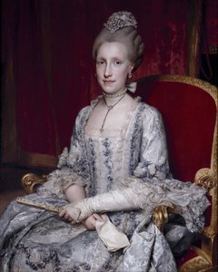 Portret van Infanta Maria Luisa van Spanje 1745-1792, Heilige Roomse Keizerin, 1770 door Anton Raphael Mengs