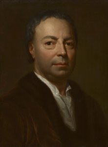 Portret van de vader van de kunstenaar, Ismael Mengs door Anton Raphael Mengs