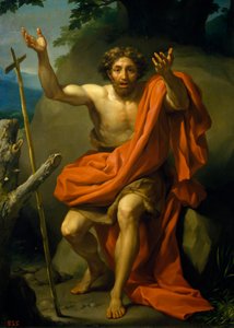 Sint Johannes de Doper predikend