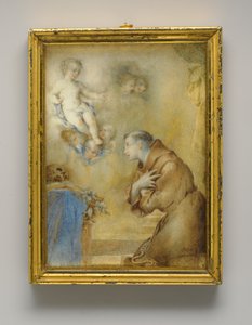 Het visioen van de heilige Antonius van Padua door Anton Raphael Mengs