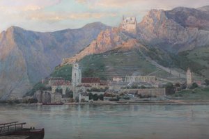 Anton Reckziegel Uitzicht op Dürnstein