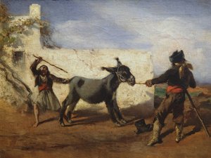 De koppige ezel