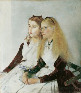 De nichten van de kunstenaar, Elisabeth en Maja