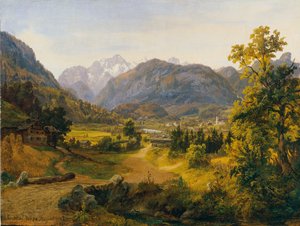 Het Unkental in Salzburg door Anton Schiffer