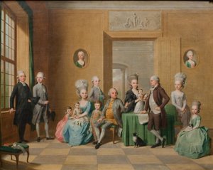 De familie Souchay door Anton Tischbein